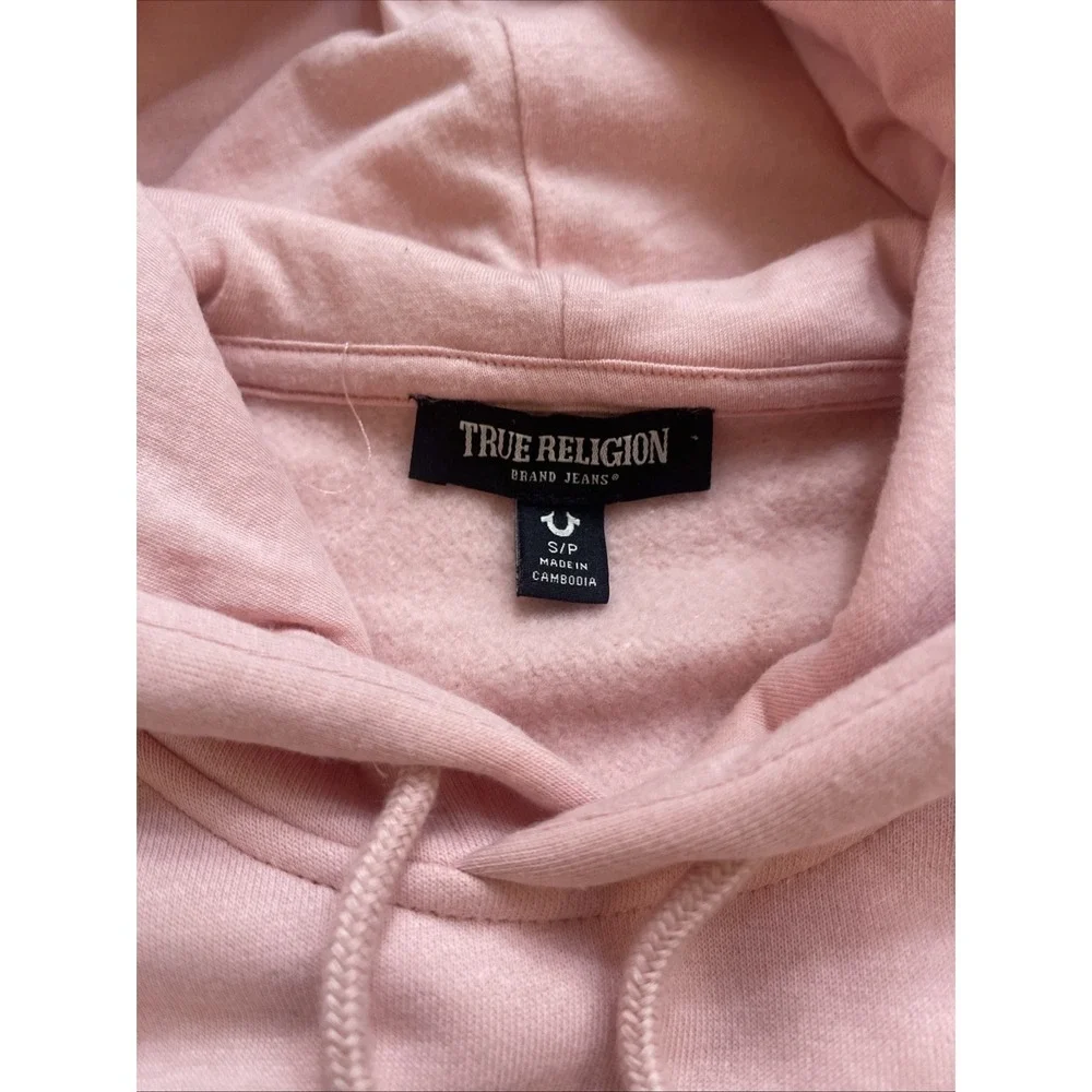 True Religion Dull Pink Hoodie Men's Size Small